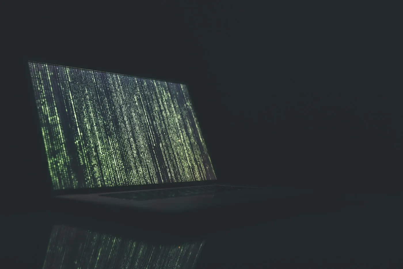 Lines of code displayed on a dark computer screen