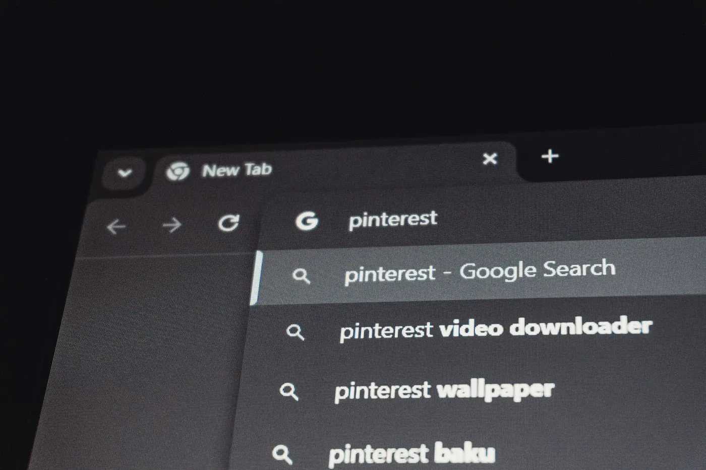 Multiple browser tabs open on a computer monitor