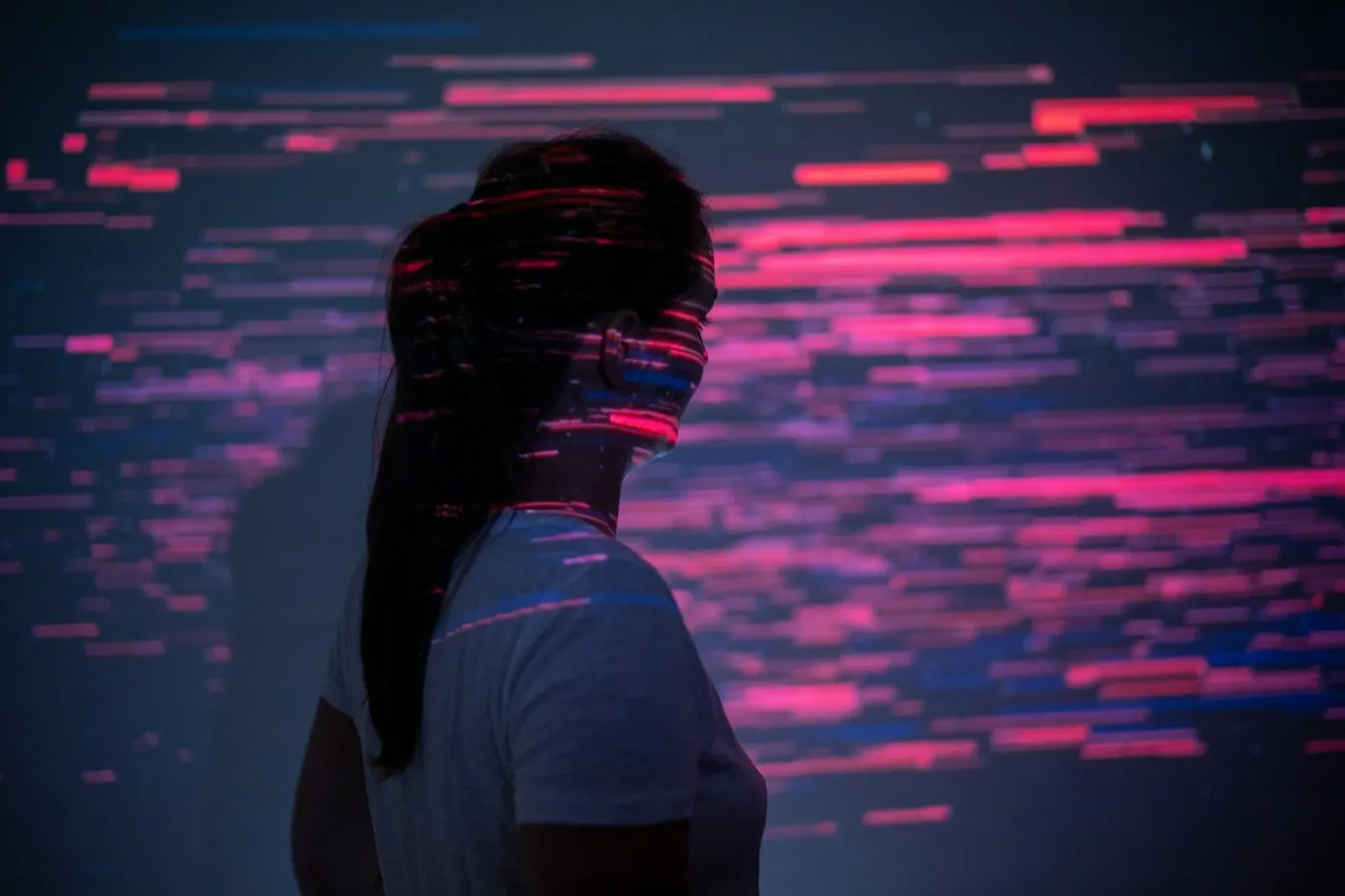 Abstract graphic representing digital identity verification
