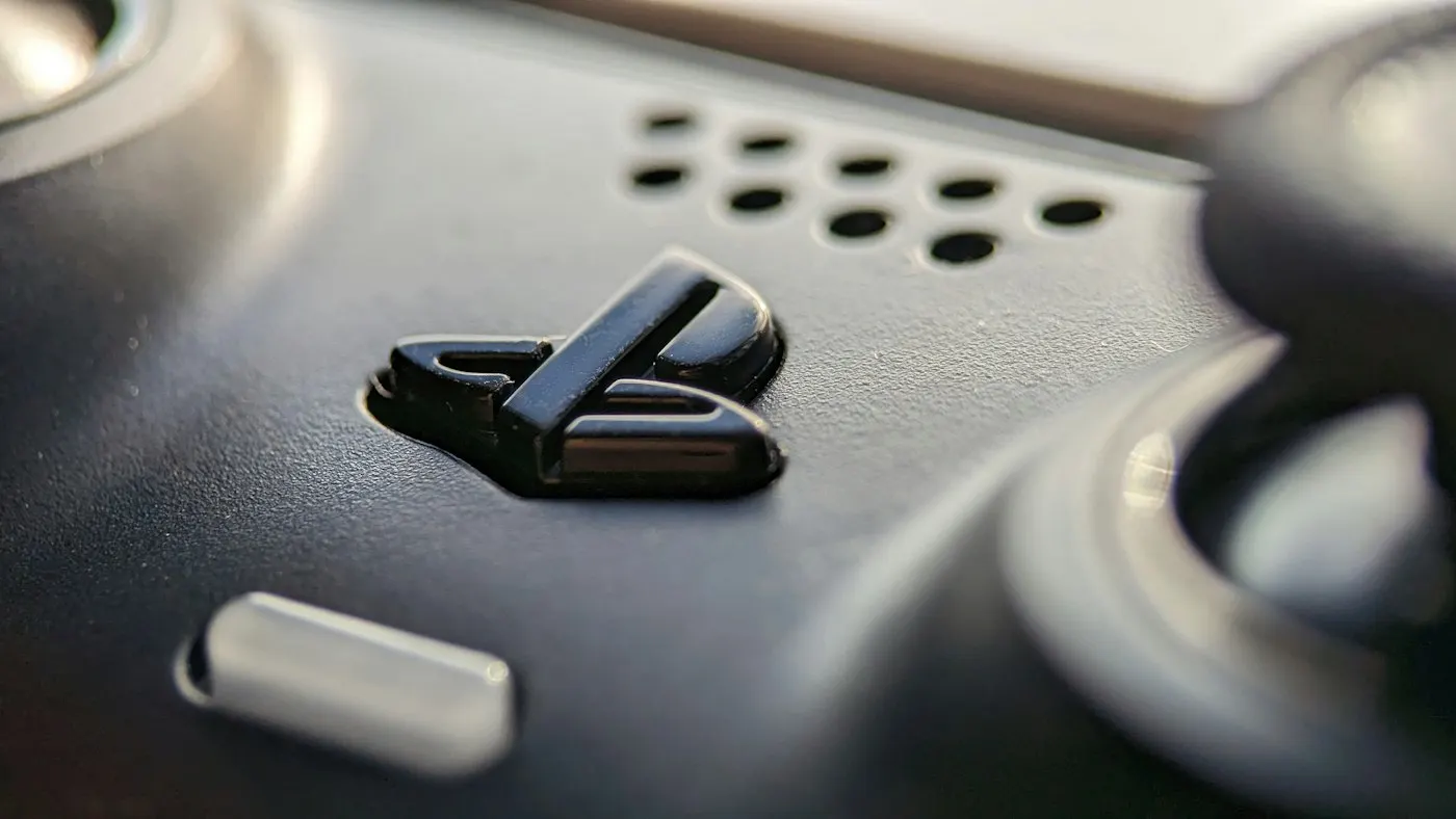 Close-up of buttons on a video game controller