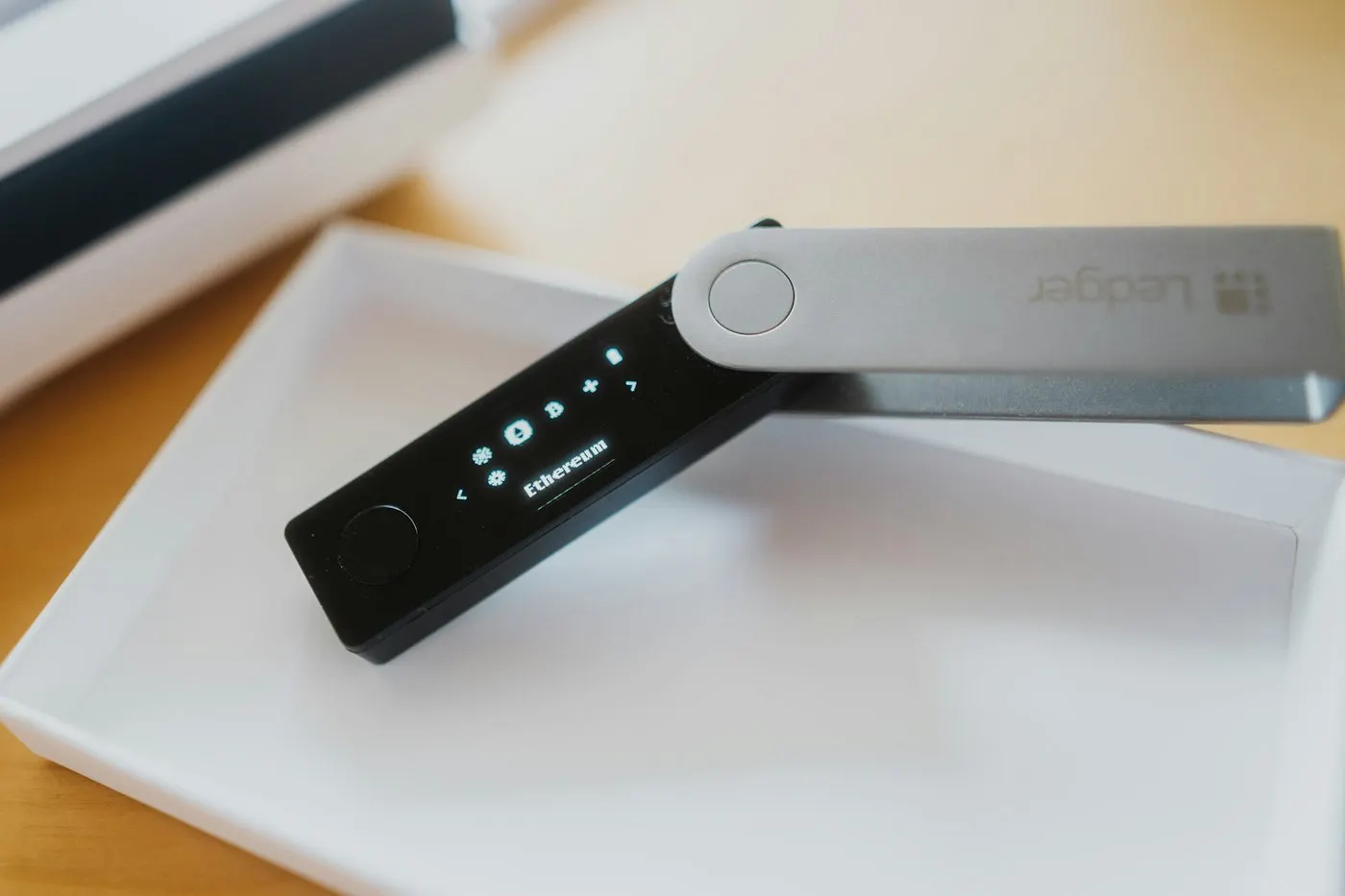 Small hardware device used to store digital keys