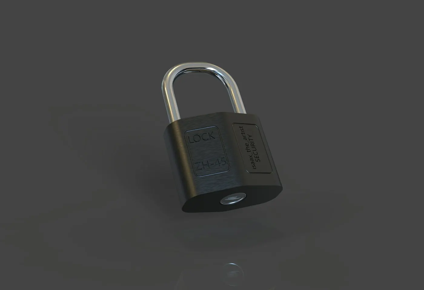 Illustration of a digital padlock representing encryption