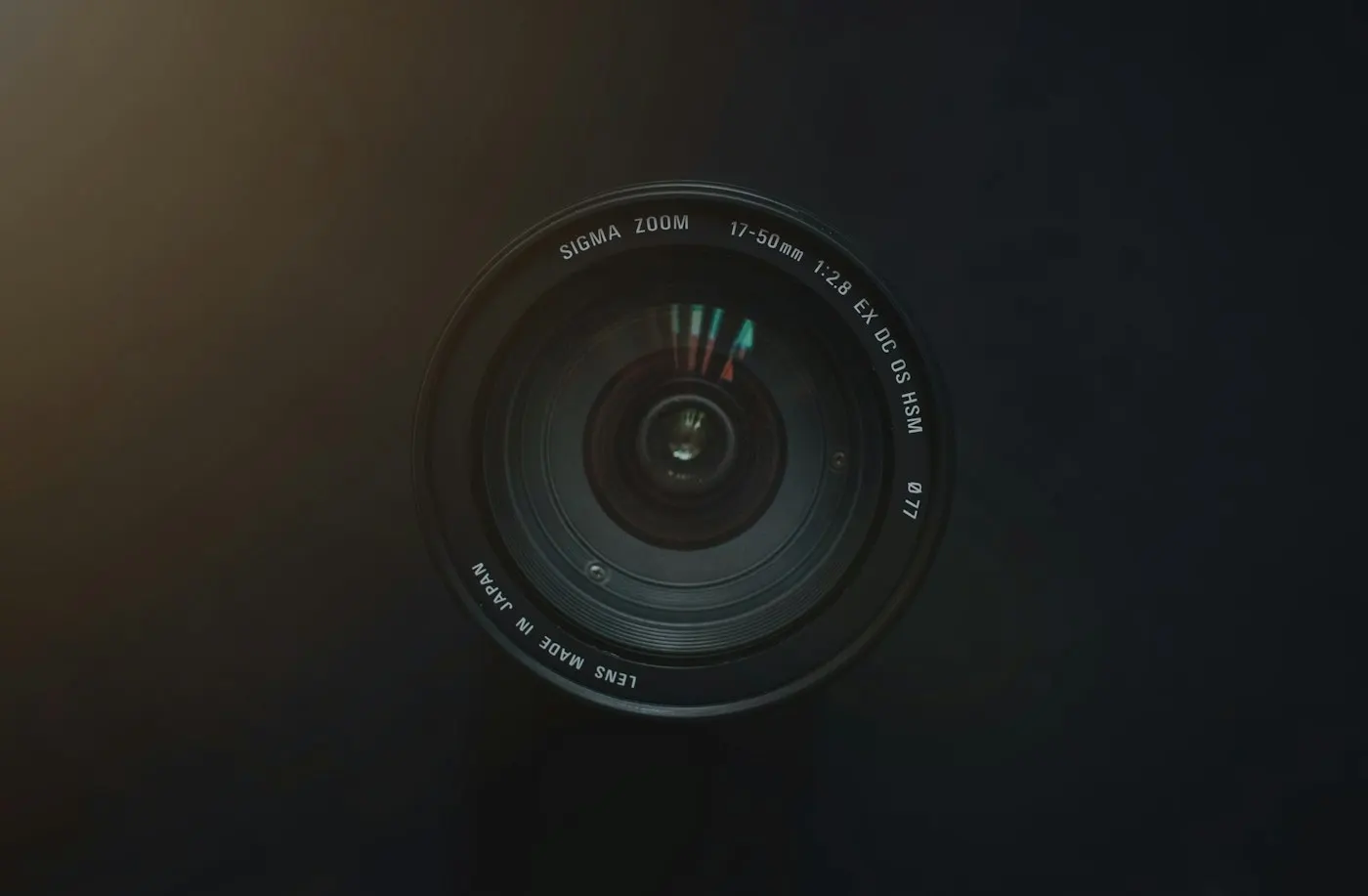 Close-up of a smartphone's rear camera lens array