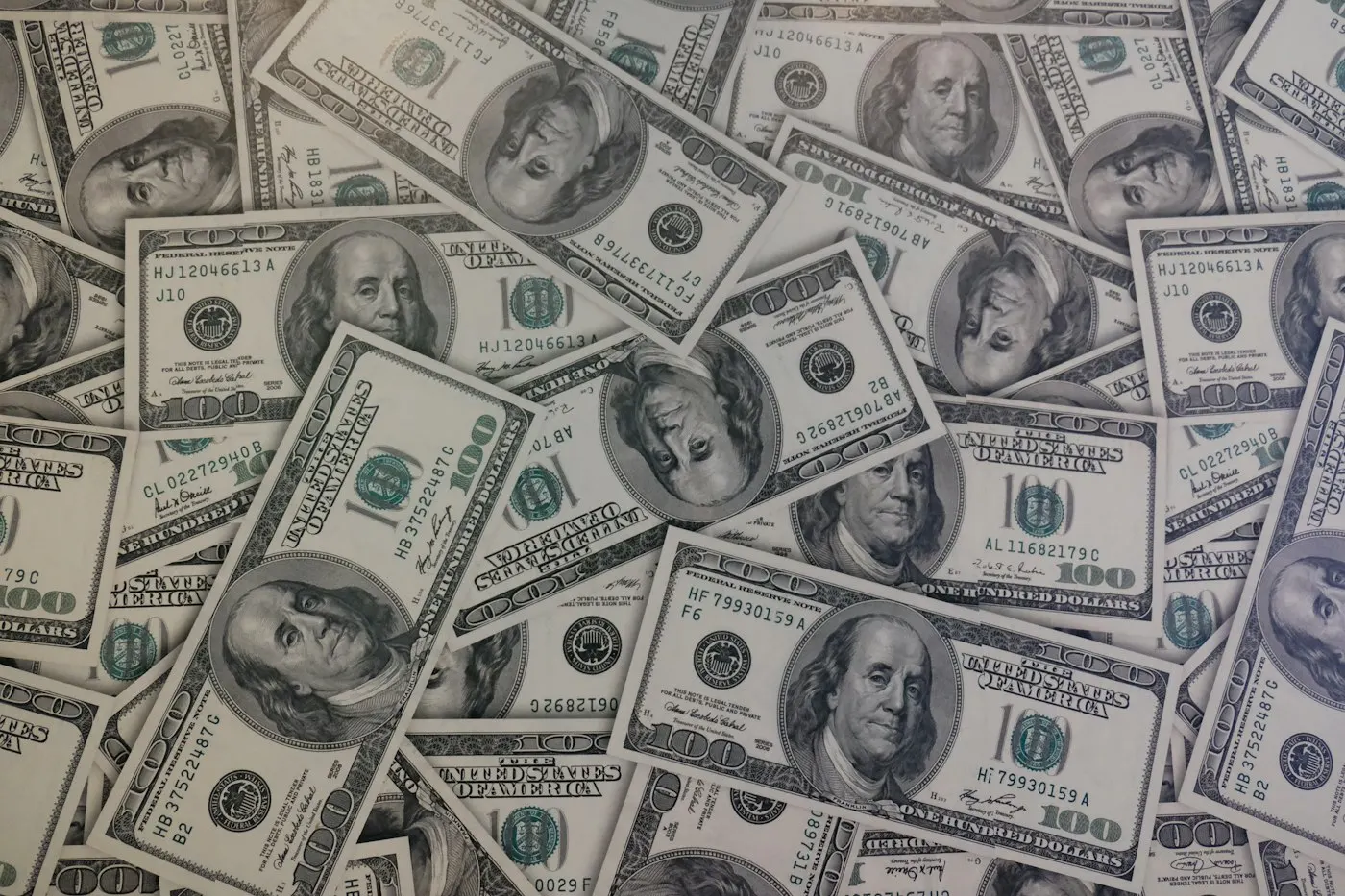 Stacks of cash bills representing corporate debt