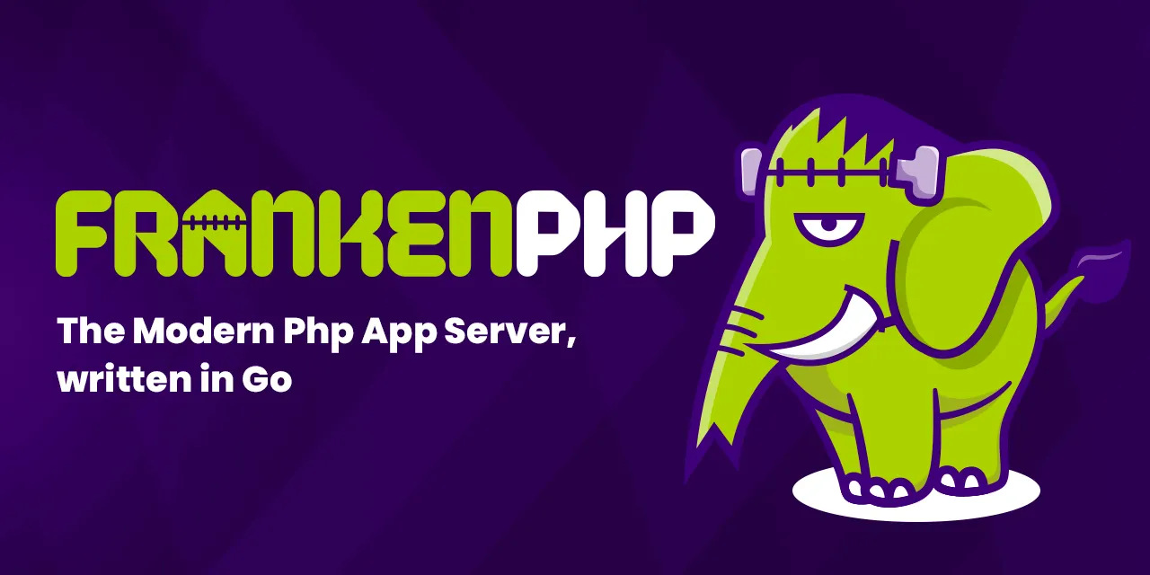 Performance benchmark chart comparing FrankenPHP worker mode versus PHP-FPM requests per second